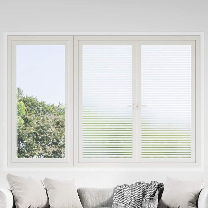 vinduesfolie 0,9x50 m stribet PVC matteret