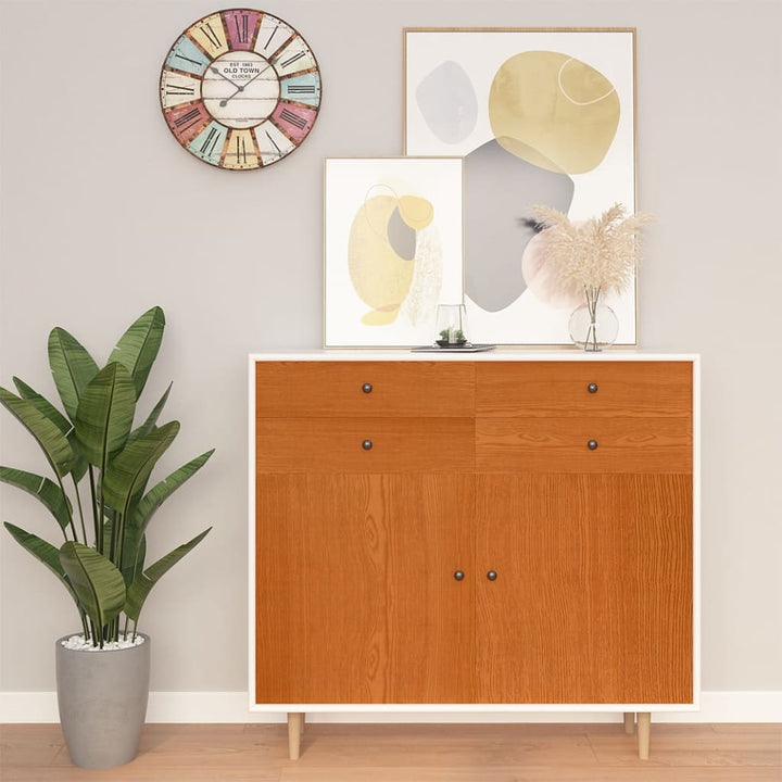 selvklæbende folie til møbler 500x90 cm PVC lyst egetræ