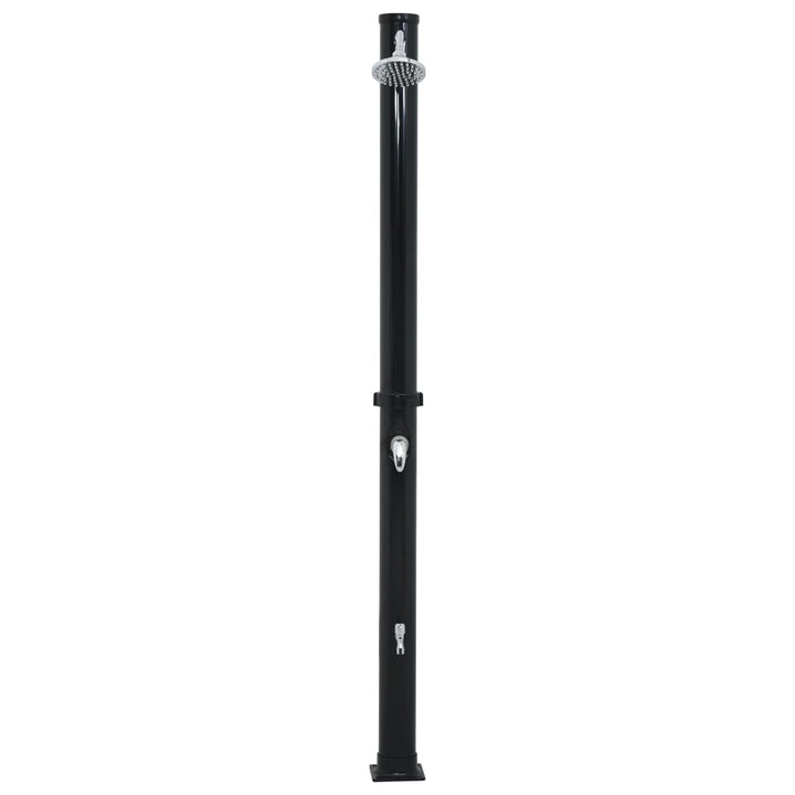 soldrevet bruser 220 cm 20 l sort