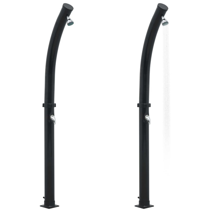 soldrevet bruser 214 cm 20 l sort