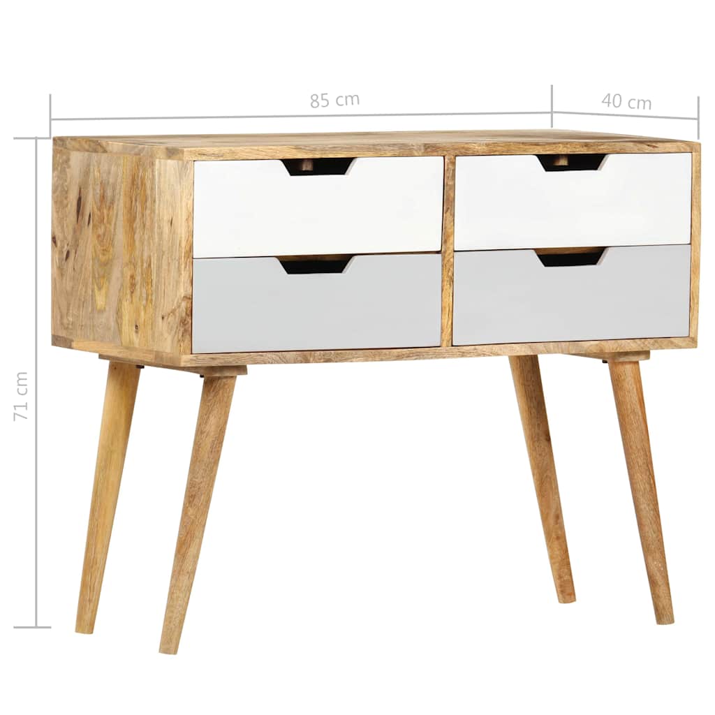 skænk 85 x 40 x 71 cm massivt mangotræ