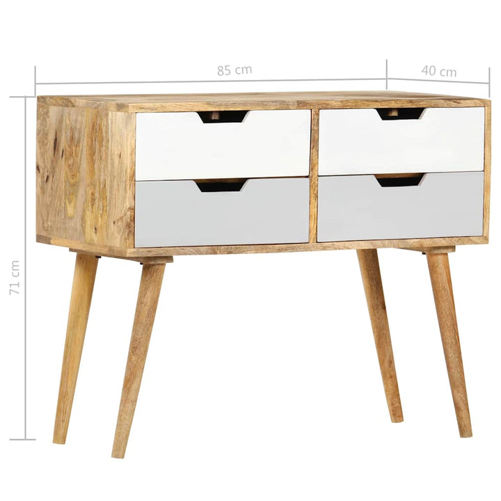 skænk 85 x 40 x 71 cm massivt mangotræ