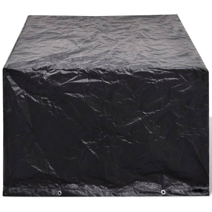 havemøbelovertræk 2 stk. 4-pers. sæt 8 snørehuller 180x140 cm