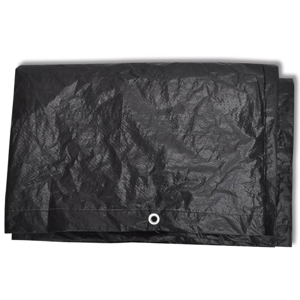 havemøbelovertræk 2 stk. 8-pers. sæt 10 snørehuller 300x140 cm