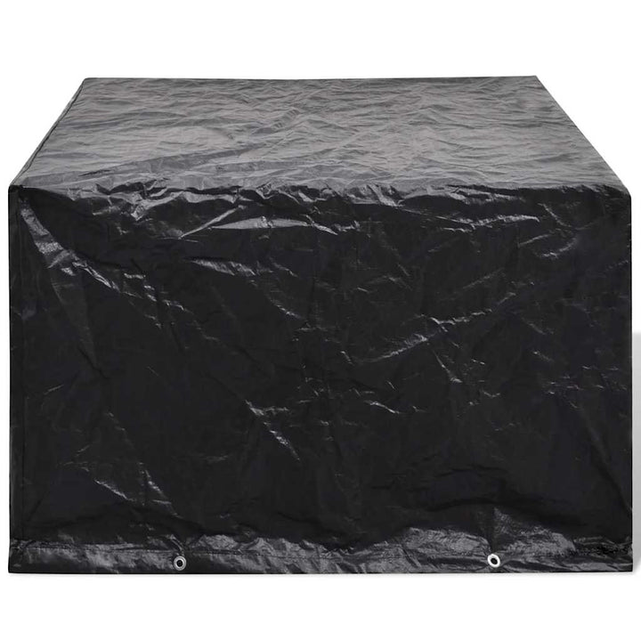 havemøbelovertræk 2 stk. 8 snørehuller 135x135x90 cm