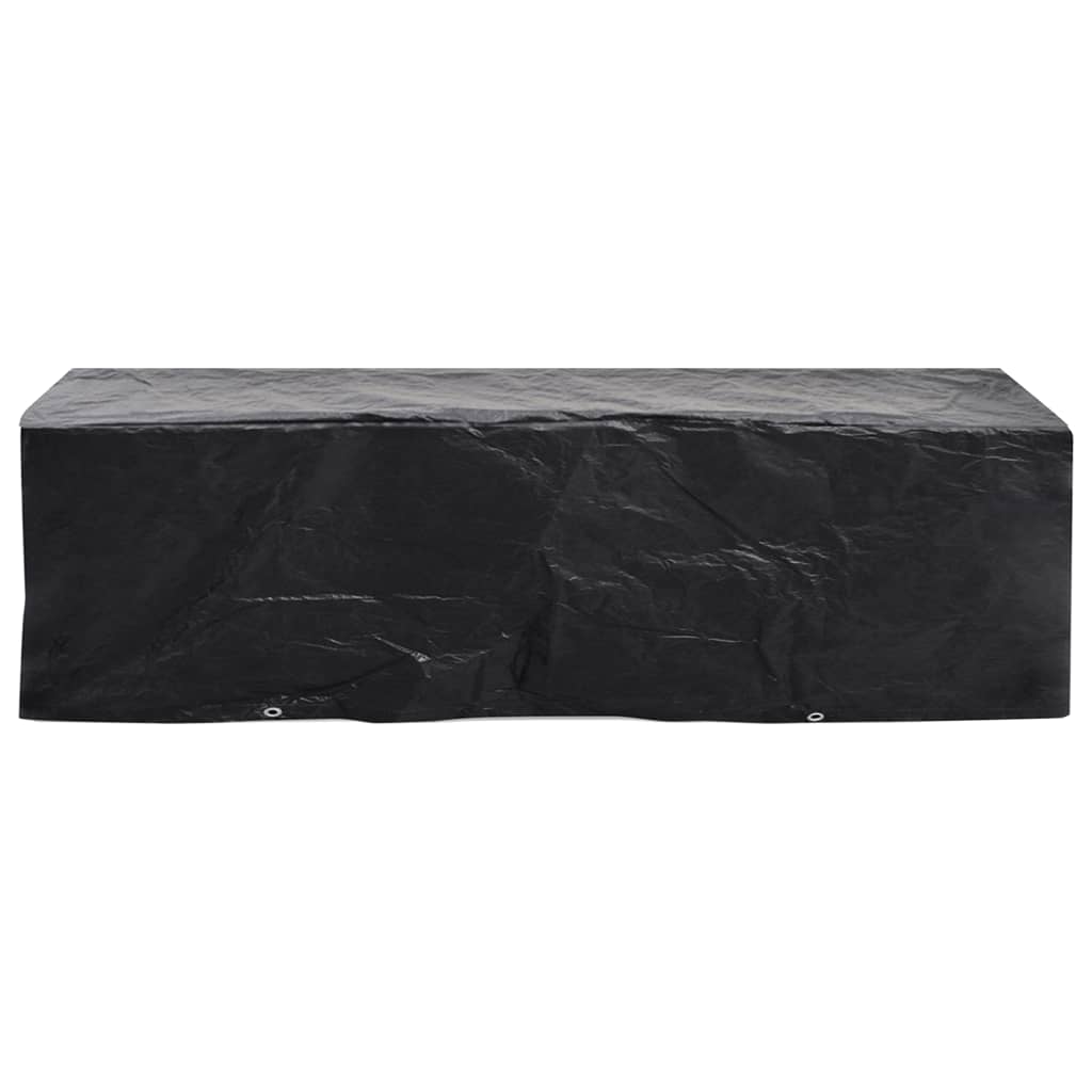 havemøbelovertræk 2 stk. 8 snørehuller 218x77x55 cm