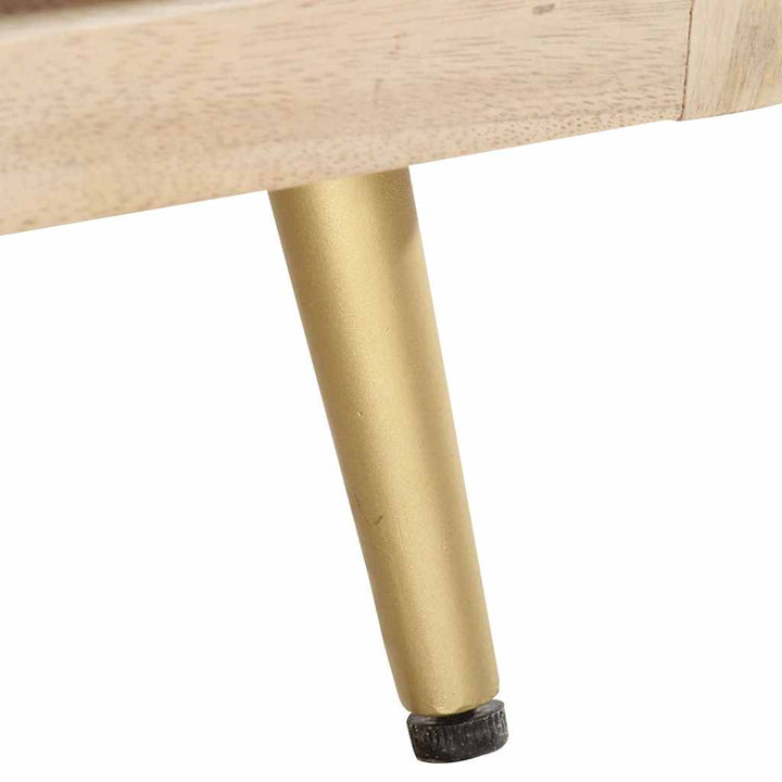 sofabord 90 x 45 x 40 cm massivt mangotræ