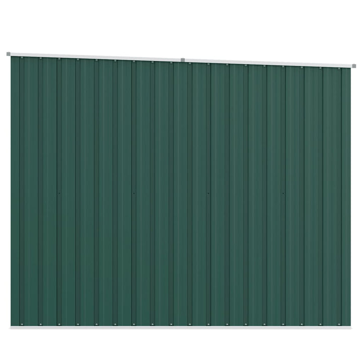 haveskur 195x198x159 cm galvaniseret stål grøn