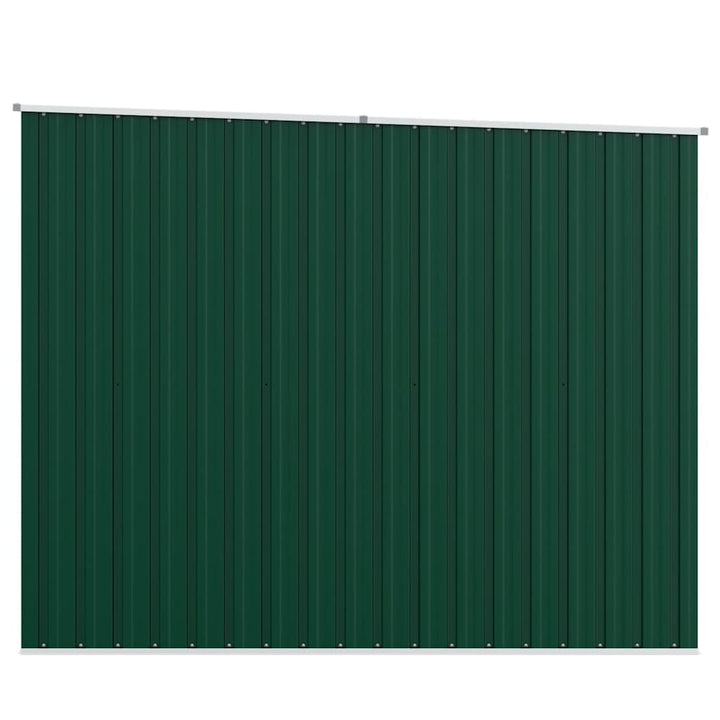 haveskur 195x198x159 cm galvaniseret stål grøn