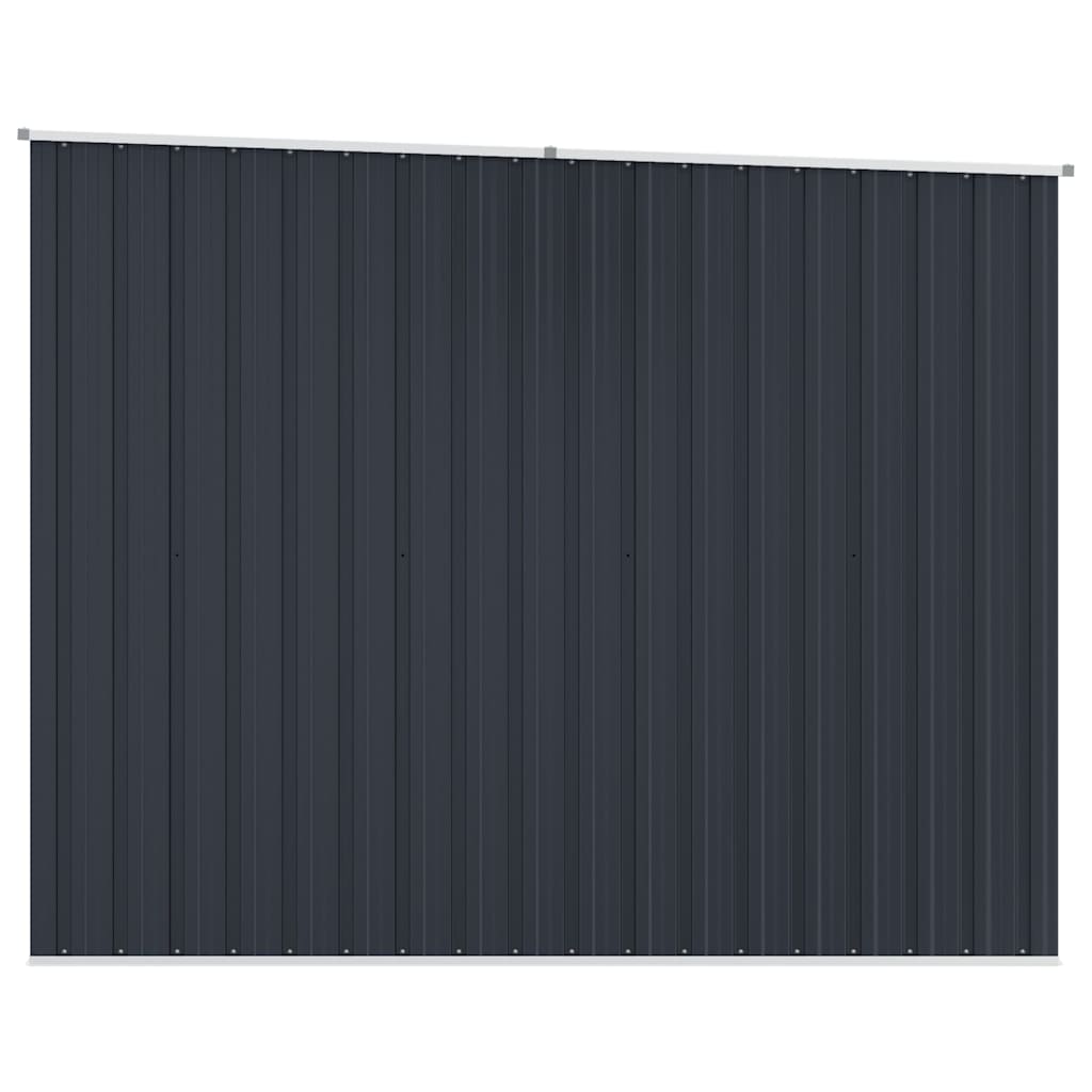 haveskur 195x198x159 cm galvaniseret stål antracitgrå