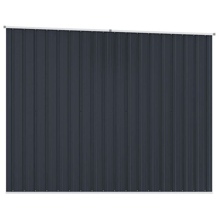 haveskur 195x198x159 cm galvaniseret stål antracitgrå
