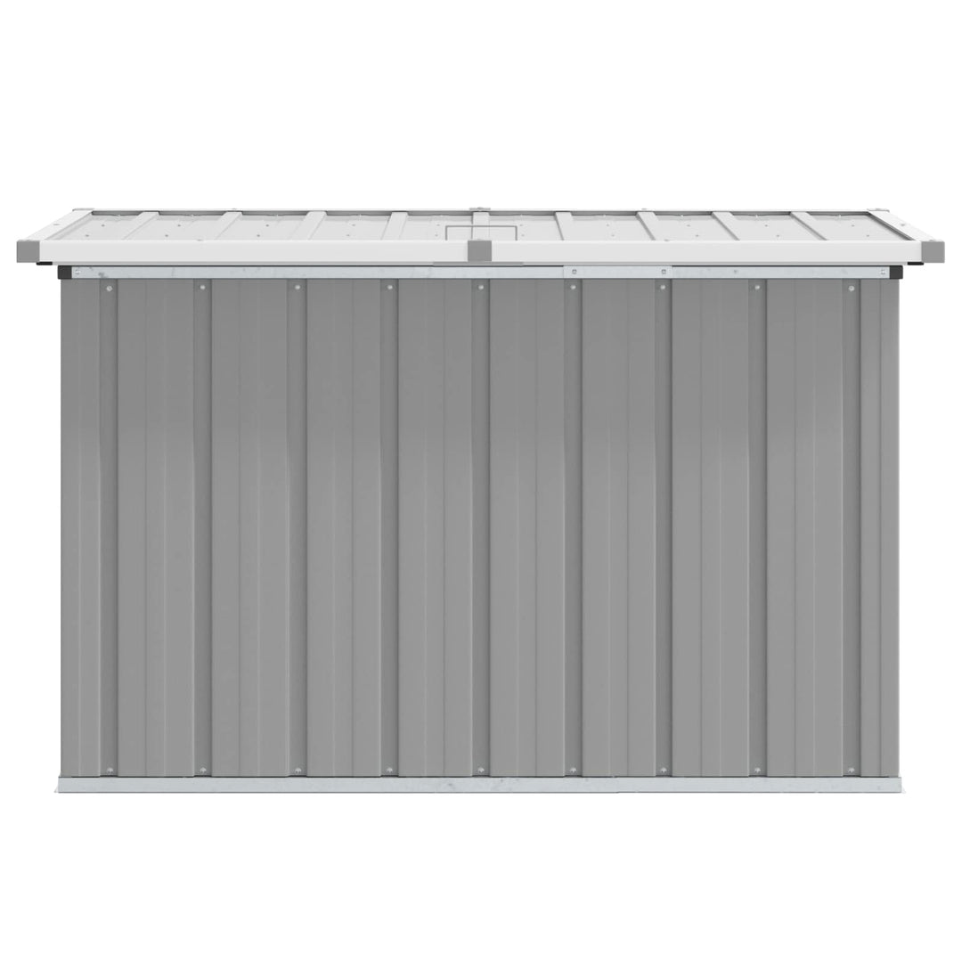 opbevaringskasse til haven 109x67x65 cm grå