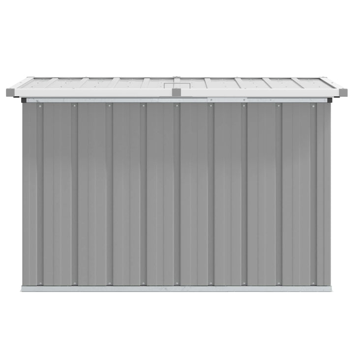 opbevaringskasse til haven 109x67x65 cm grå