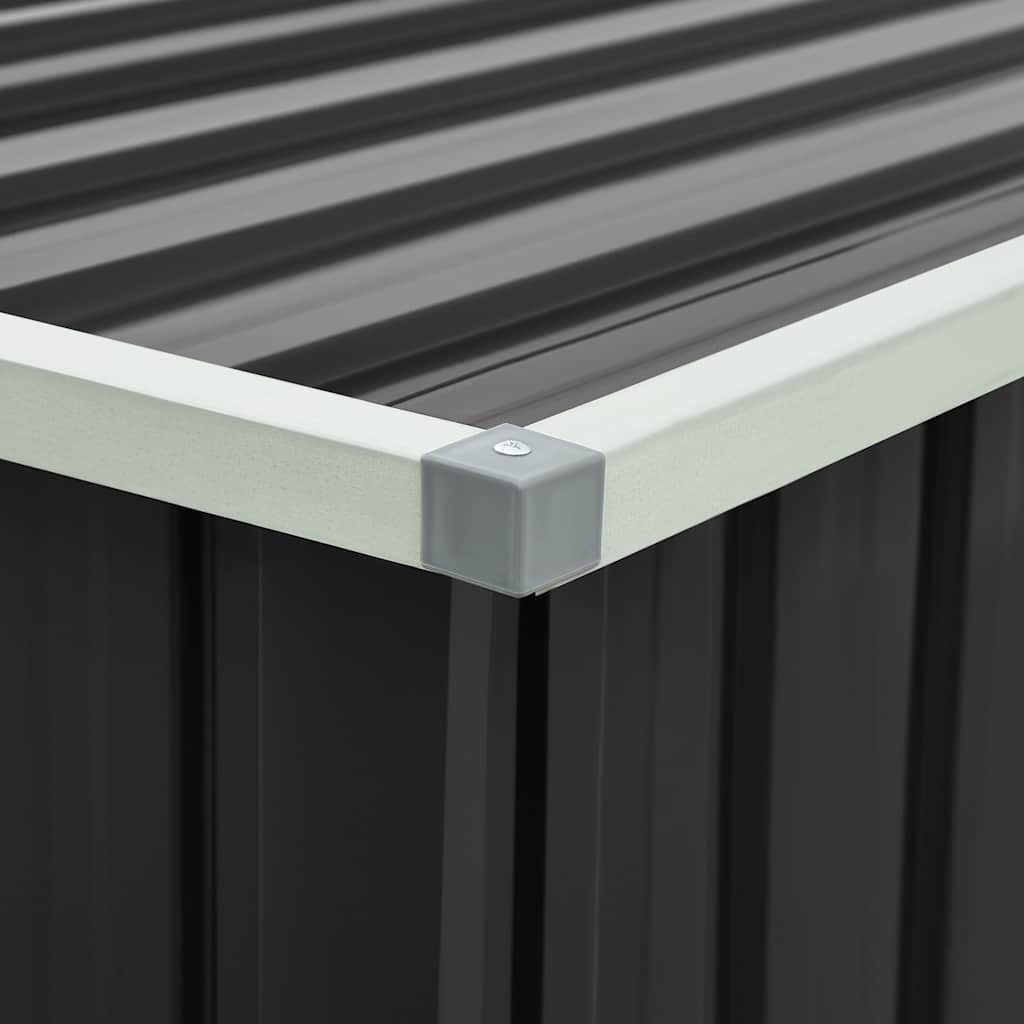 hyndeboks 171x99x93 cm antracitgrå