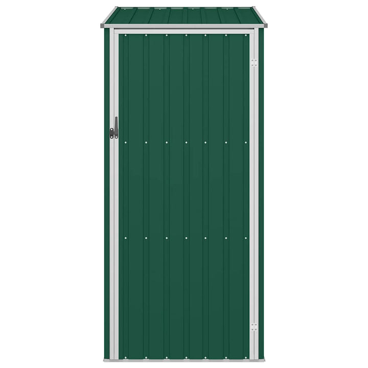haveskur 87x98x159 cm galvaniseret stål grøn