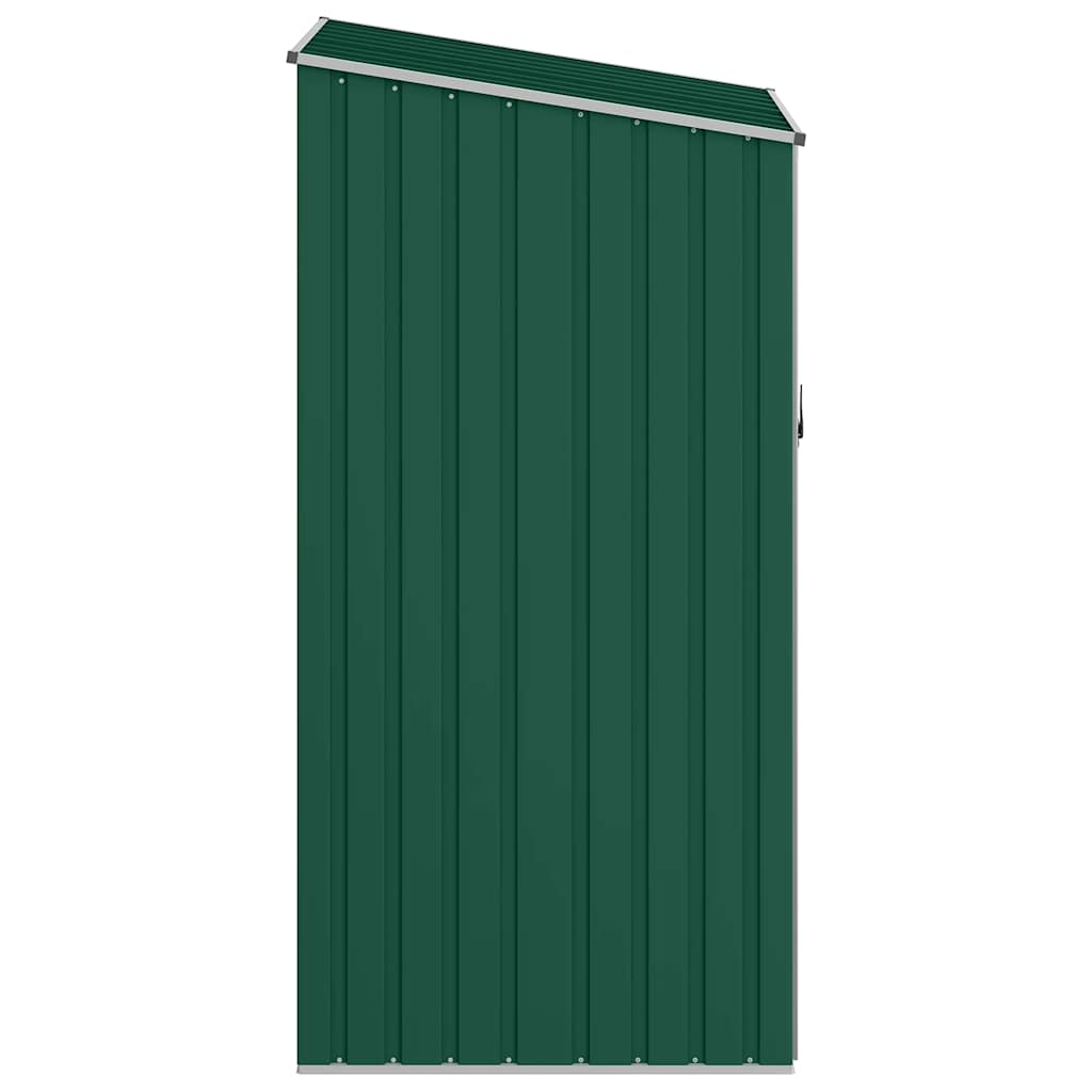 haveskur 87x98x159 cm galvaniseret stål grøn