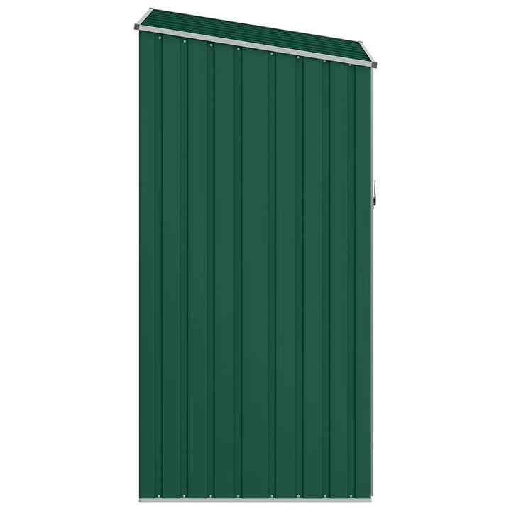 haveskur 87x98x159 cm galvaniseret stål grøn