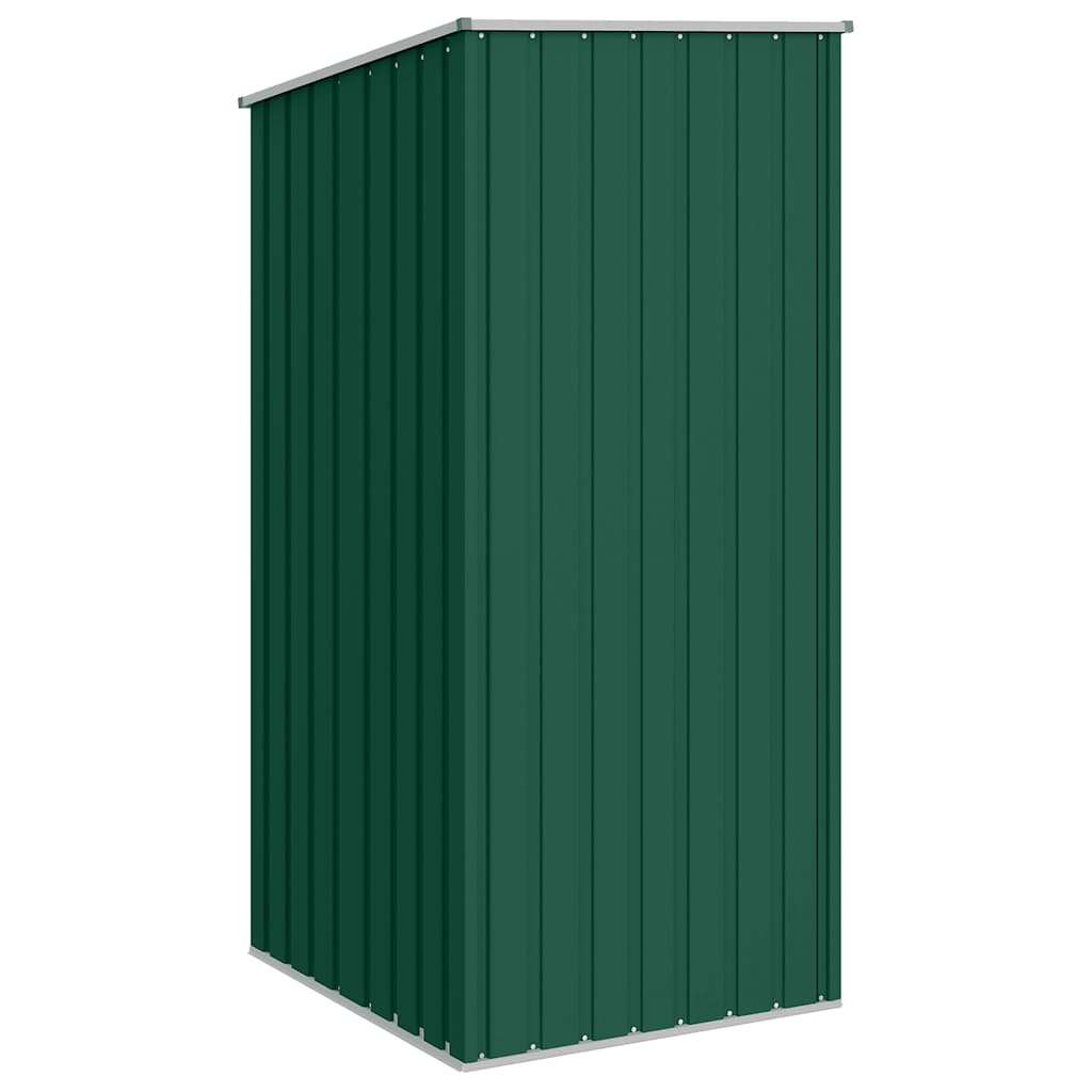 haveskur 87x98x159 cm galvaniseret stål grøn