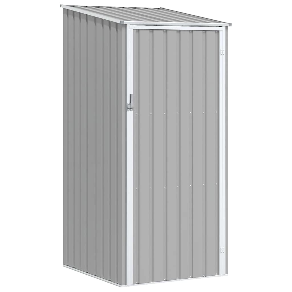 haveskur 87x98x159 cm galvaniseret stål grå
