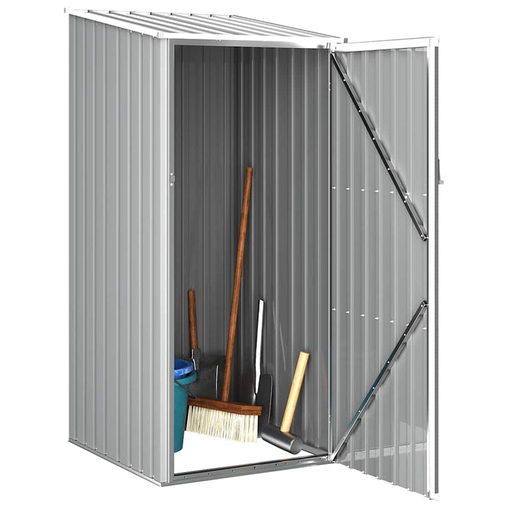 haveskur 87x98x159 cm galvaniseret stål grå
