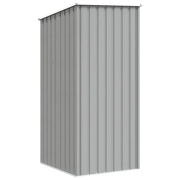 haveskur 87x98x159 cm galvaniseret stål grå
