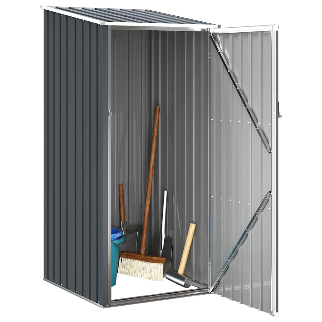 haveskur 87x98x159 cm galvaniseret stål antracitgrå