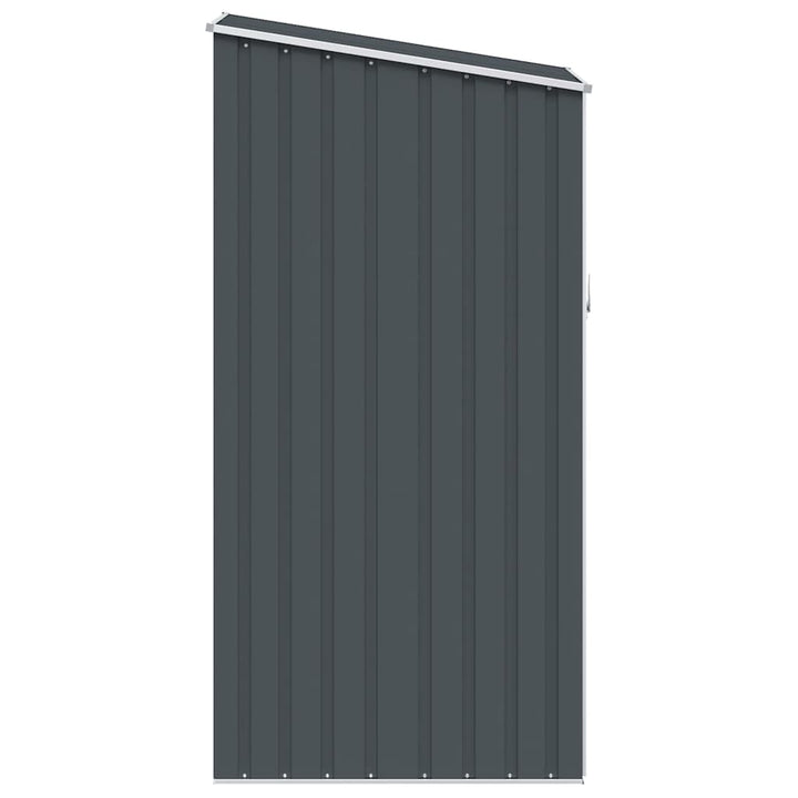 haveskur 87x98x159 cm galvaniseret stål antracitgrå