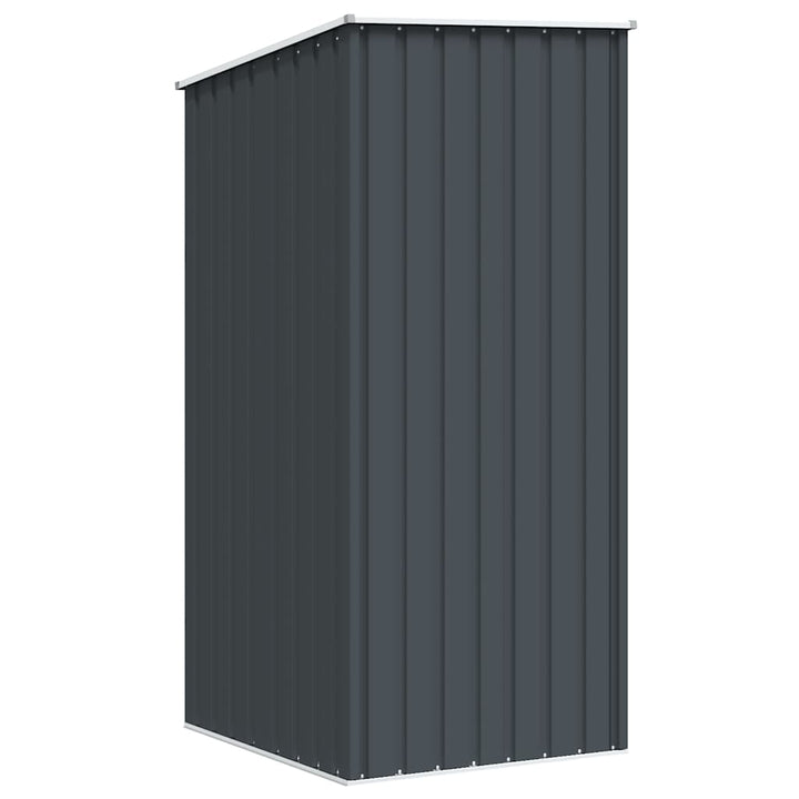 haveskur 87x98x159 cm galvaniseret stål antracitgrå
