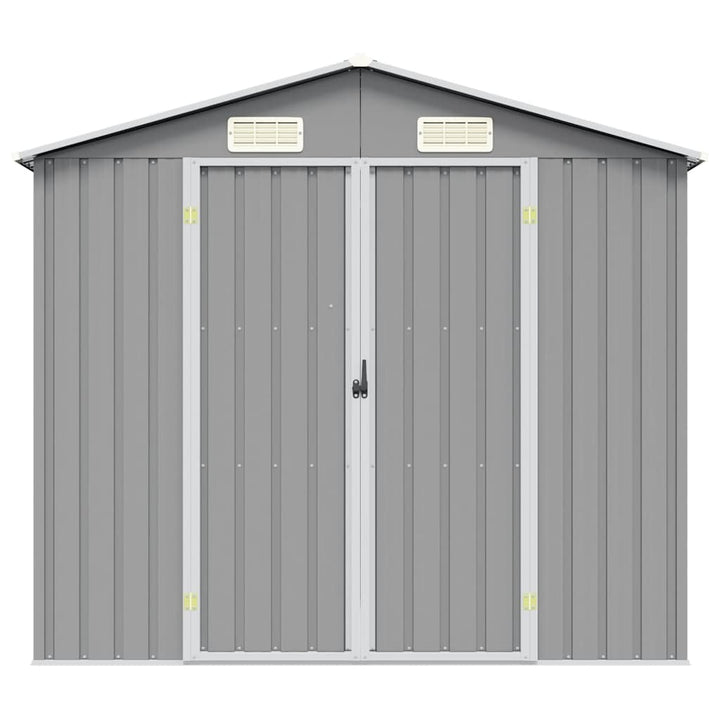haveskur 205x129x183 cm galvaniseret stål grå