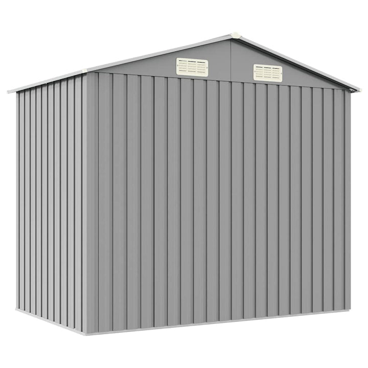 haveskur 205x129x183 cm galvaniseret stål grå
