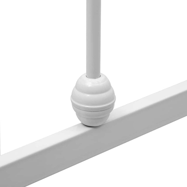 sengestel 100 x 200 cm metal hvid