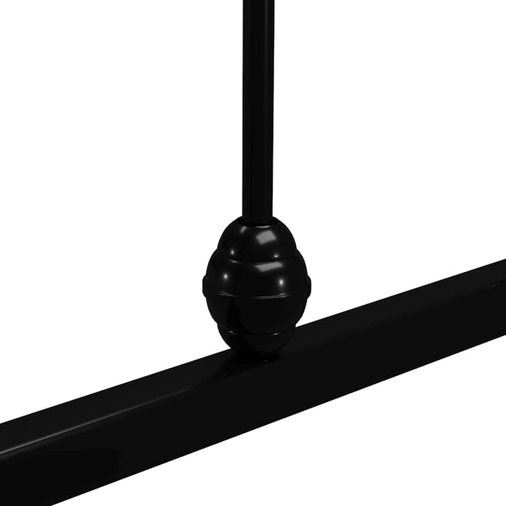 sengestel 90x200 cm metal sort