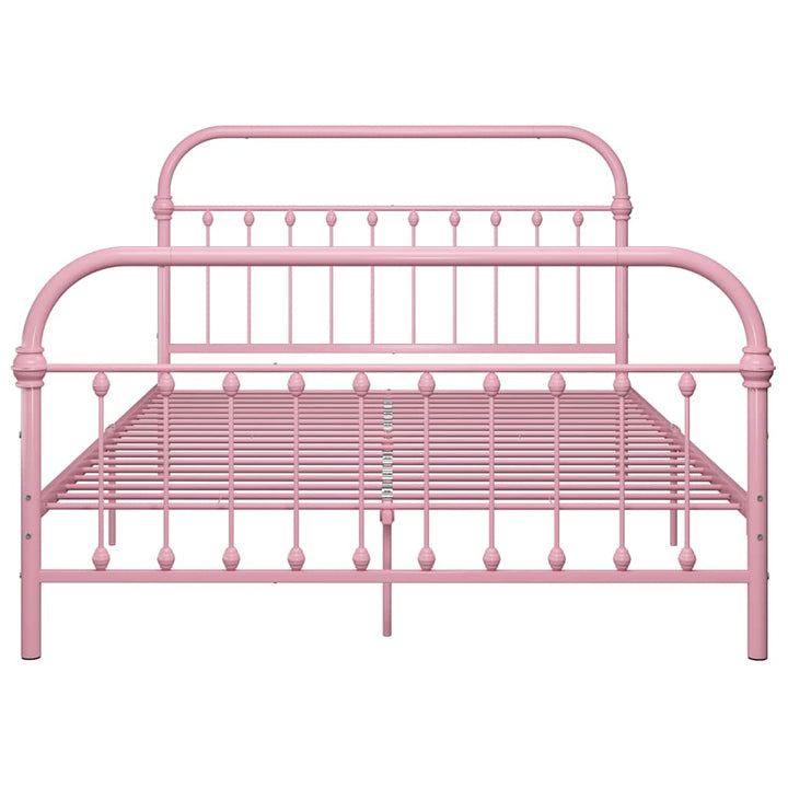 sengestel 120x200 cm metal pink