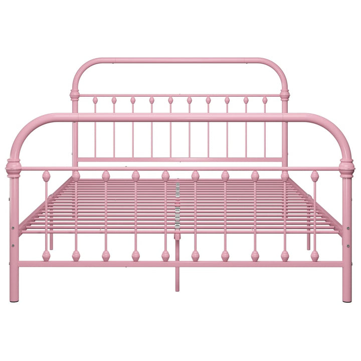sengestel 160x200 cm metal pink
