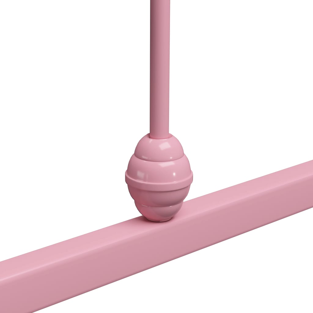 sengestel 160x200 cm metal pink