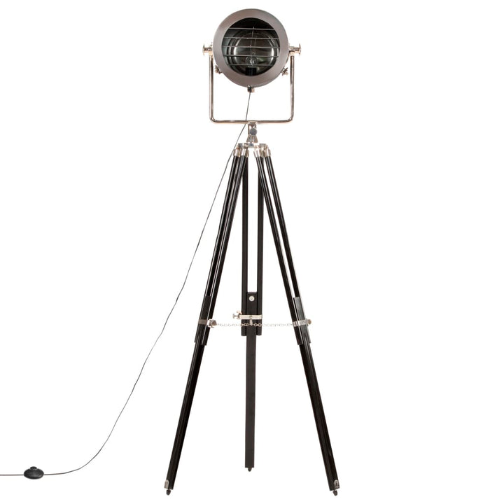 gulvlampe med trefod 171 cm massivt mangotræ