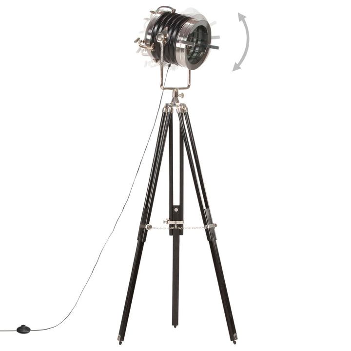 gulvlampe med trefod 171 cm massivt mangotræ