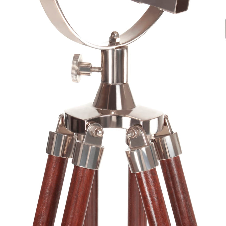 gulvlampe med trefod 180 cm massivt mangotræ