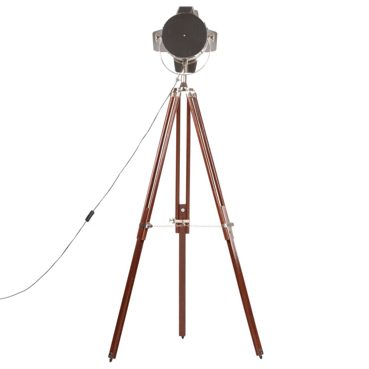 gulvlampe med trefod 180 cm massivt mangotræ