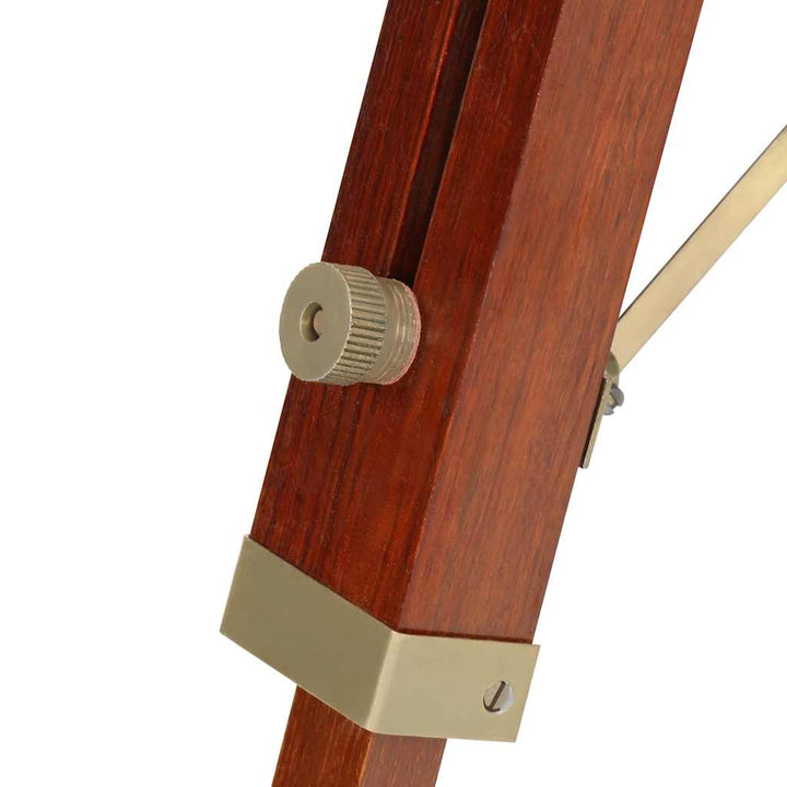 gulvlampe med trefod 69 cm massivt mangotræ