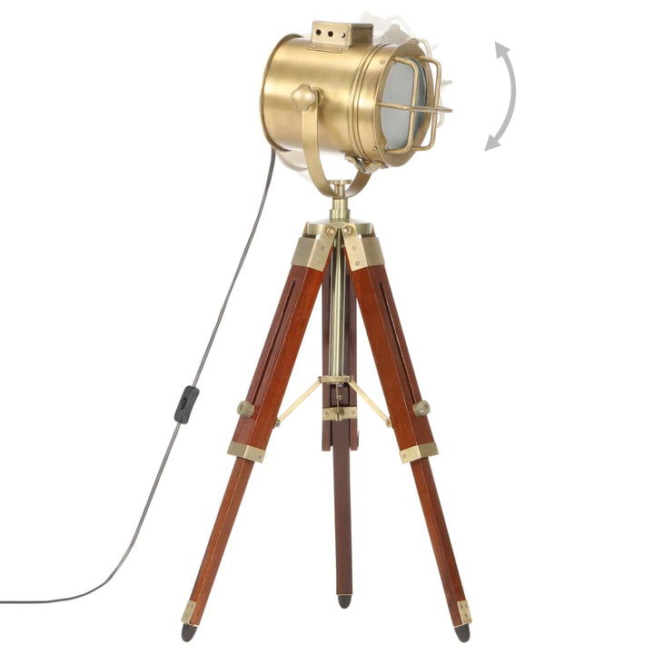 gulvlampe med trefod 69 cm massivt mangotræ