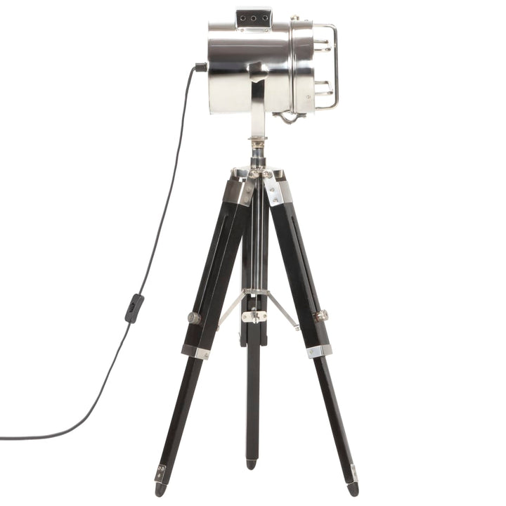 gulvlampe med trefod 69 cm massivt mangotræ sort