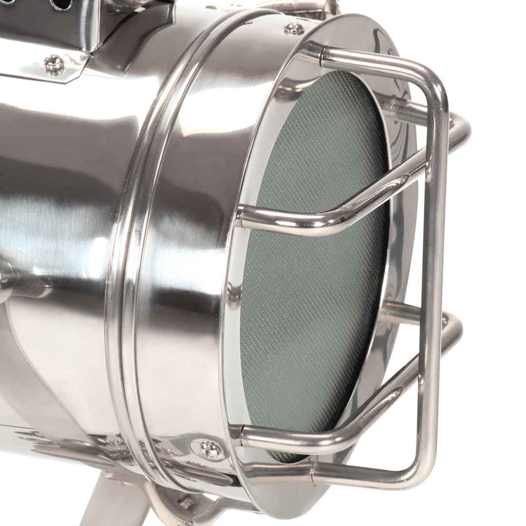 gulvlampe med trefod 69 cm massivt mangotræ sort