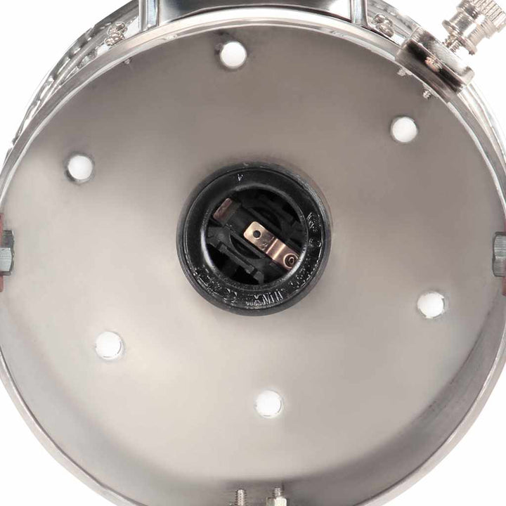 gulvlampe med trefod 69 cm massivt mangotræ sort
