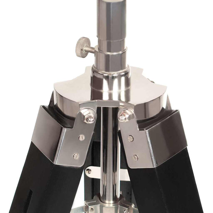 gulvlampe med trefod 165 cm massivt mangotræ