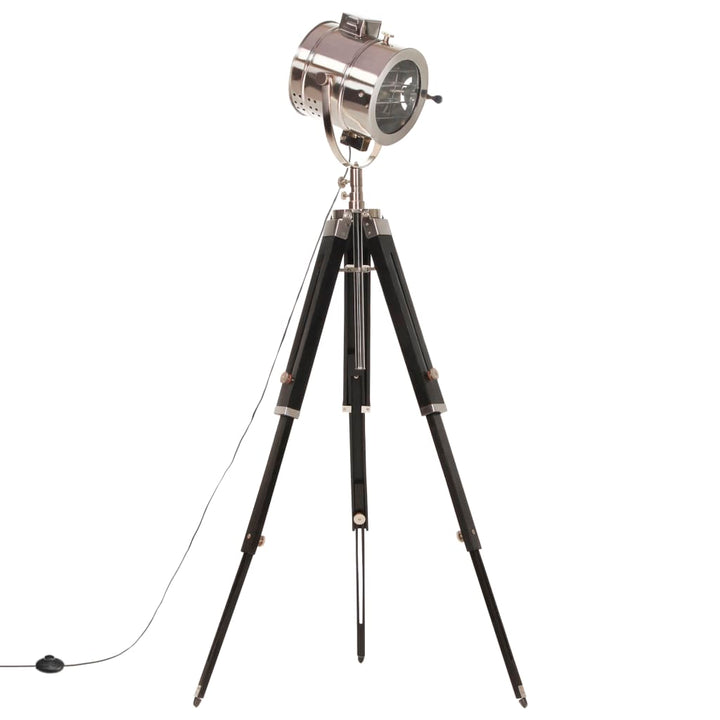 gulvlampe med trefod 165 cm massivt mangotræ