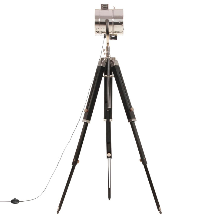 gulvlampe med trefod 165 cm massivt mangotræ