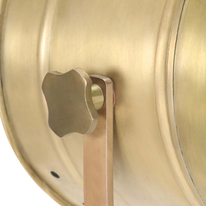 gulvlampe med trefod 165 cm massivt mangotræ