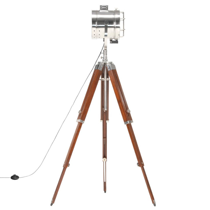 gulvlampe med trefod 165 cm massivt mangotræ
