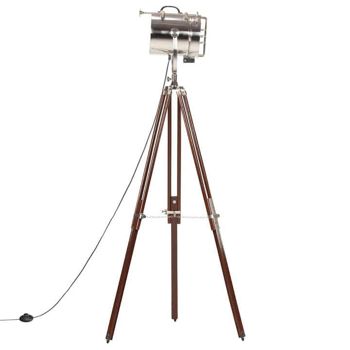 gulvlampe med trefod 180 cm massivt mangotræ